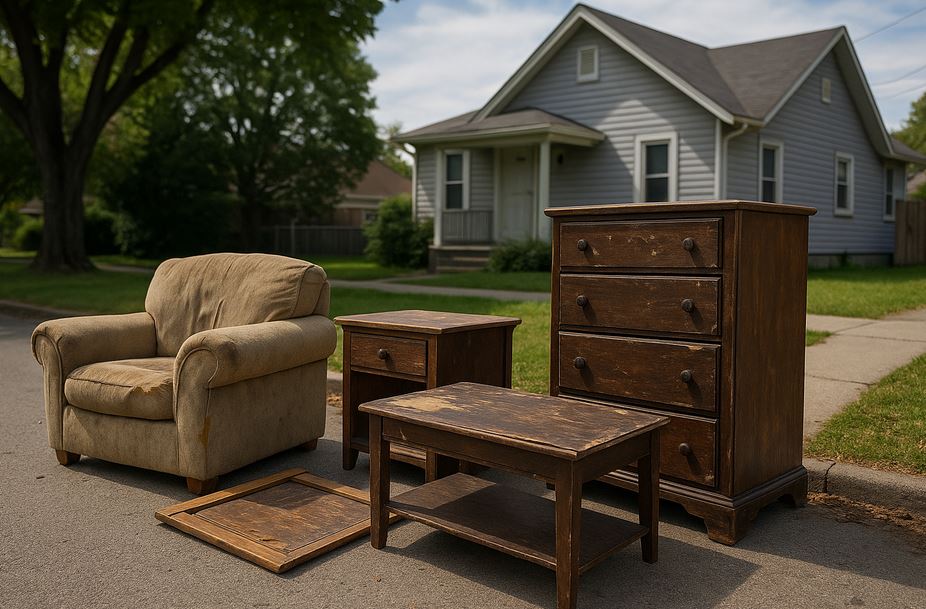 Encombrants à Vaulx-en-Velin