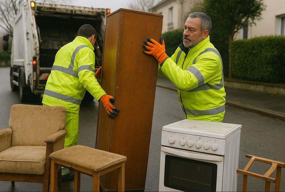 Collecte d'encombrants à Vierzon