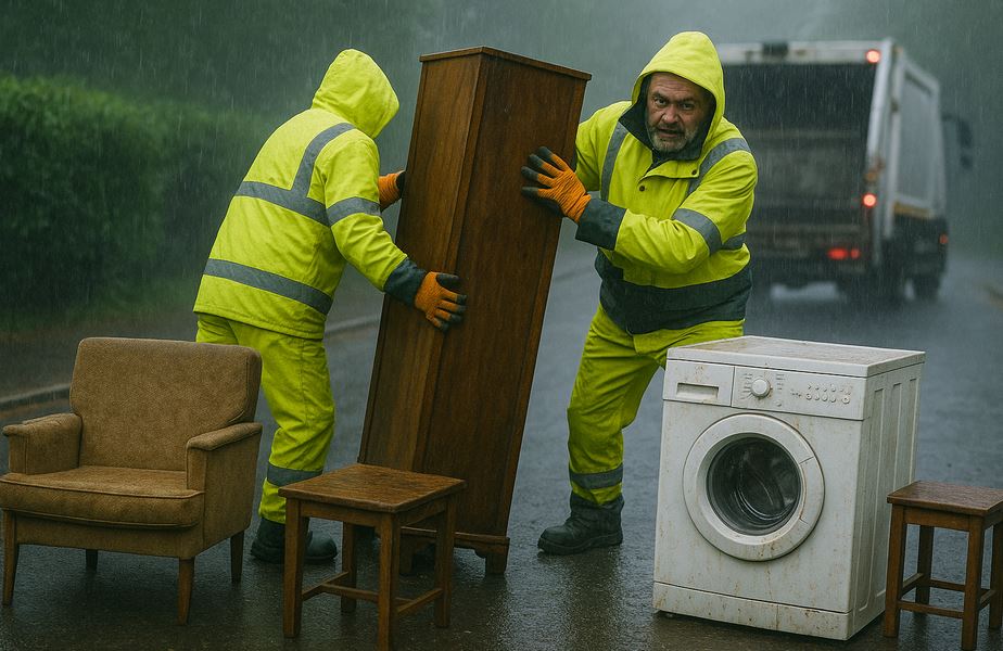 Collecte d'encombrants à Alençon