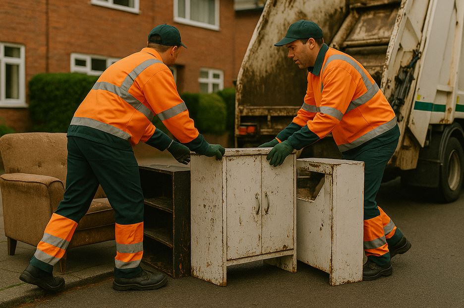 Ramassage d'encombrants à Bruges (33)