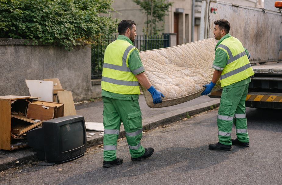 Collecte d'encombrants à La Madeleine