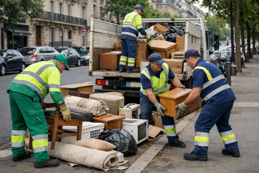 Collecte d'encombrants à Gap