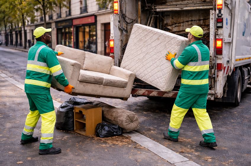 Collecte d'encombrants à Sainte-Foy-lès-Lyon