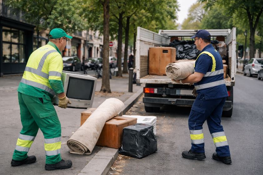 Collecte d'encombrants à Talence