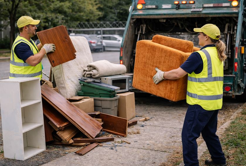Collecte d'encombrants à Montrouge