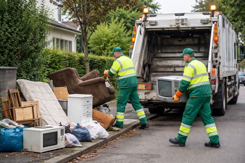 Collecte d'encombrants à Saint-Cyr-l'École