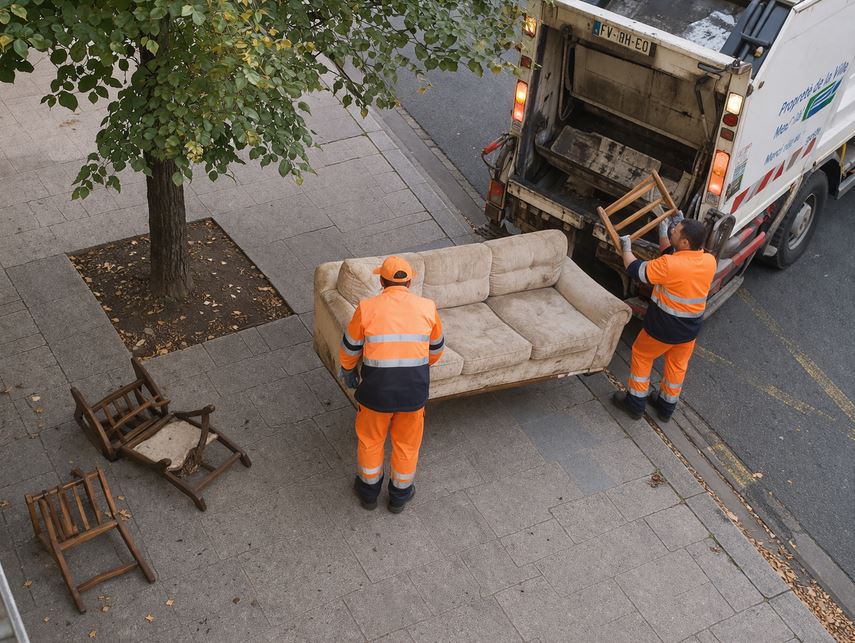 Collecte d'encombrants à Saint-Mandé