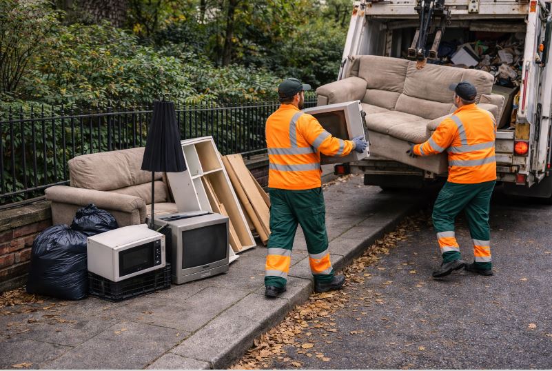 Collecte d'encombrants à Saint-Ouen