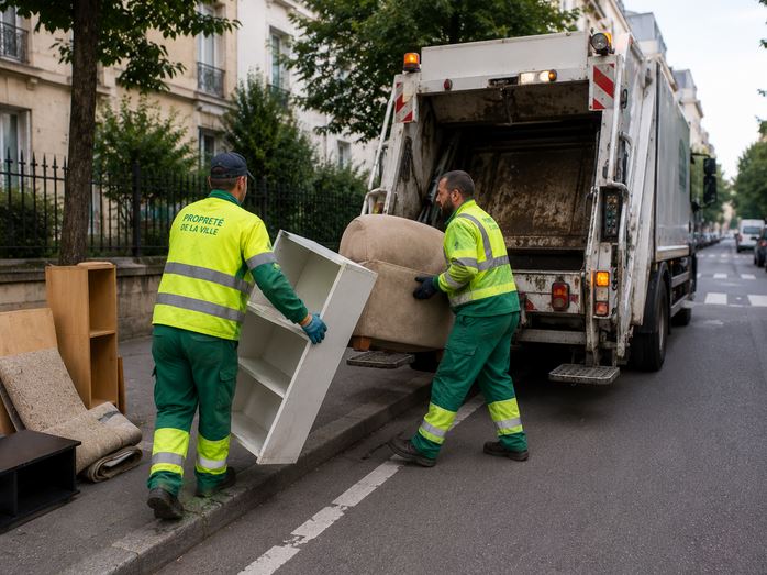 Collecte d'encombrants à Cavaillon