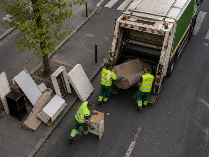 Collecte d'encombrants à La Garde