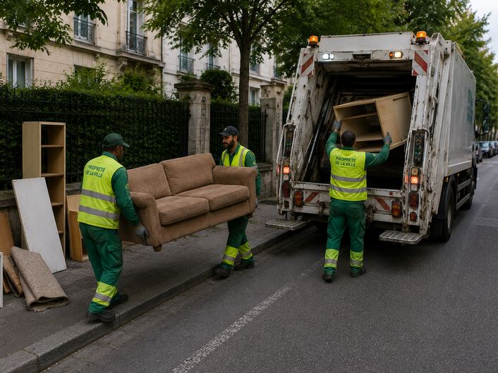 Collecte d'encombrants à Miramas