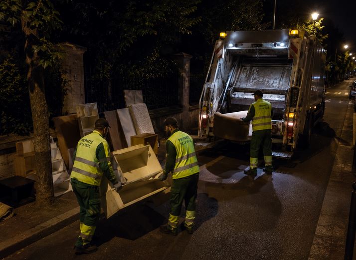Collecte d'encombrants à Toulouse