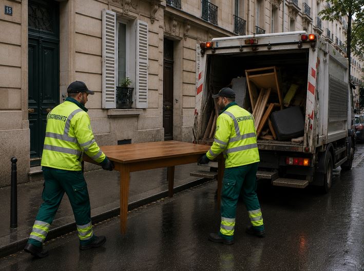 Collecte d'encombrants à Cestas