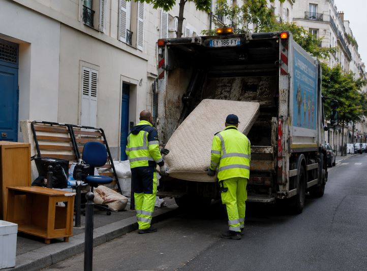 Collecte d'encombrants au Cannet