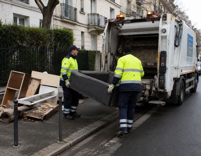 Collecte d'encombrants à Lorient