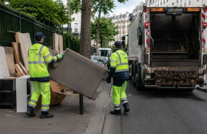 Collecte d'encombrants à Mulhouse