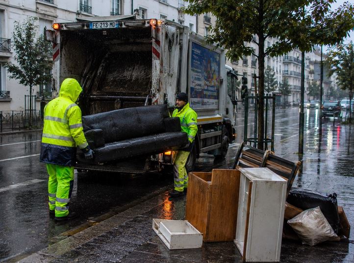 Collecte d'encombrants à Strasbourg