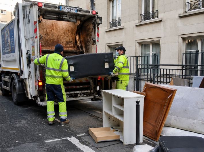 Collecte d'encombrants à Tarbes