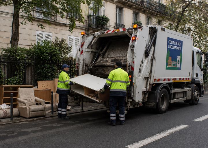 Collecte d'encombrants à Ivry-sur-Seine